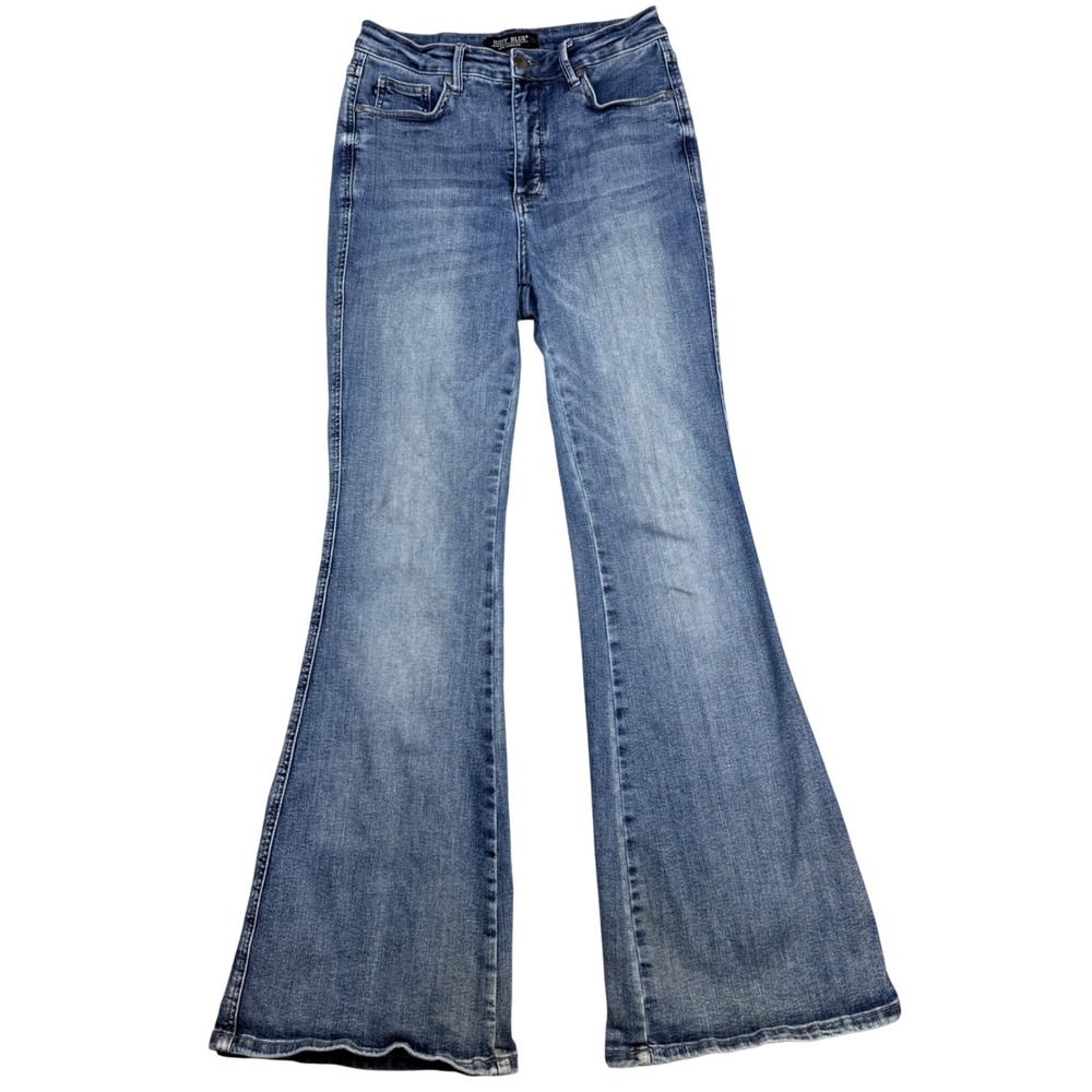 Judy Blue High Rise Flare Jeans Medium Wash 7/28 JB88855-DK